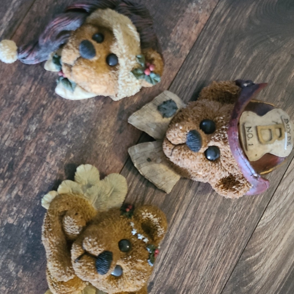 Boyds Bears Brown Teddy Bear Hat Trio Will Sell Separate Make Offer